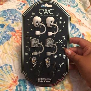 CWC Skull and Spider Straw Toppers
